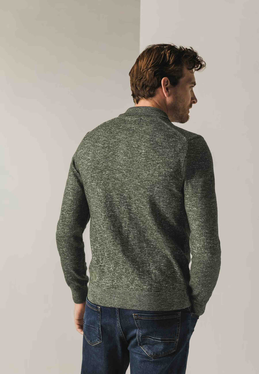 Trui polokraag - groen