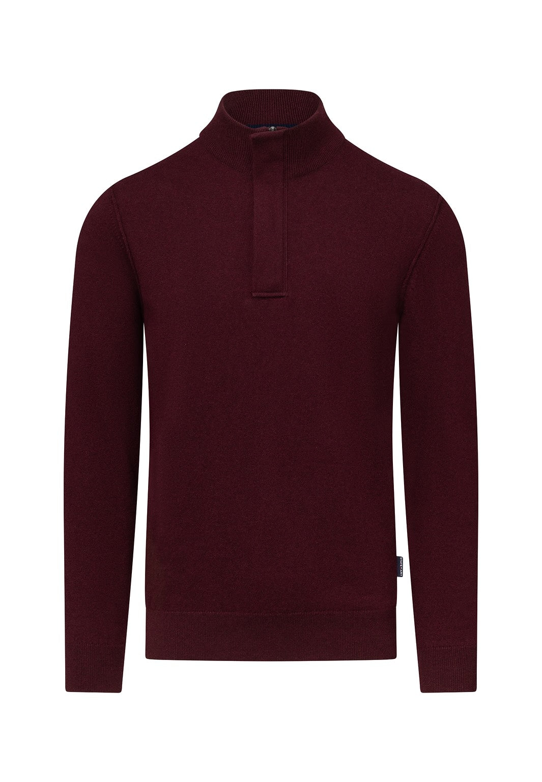 Trui met rits - bordeauxrood