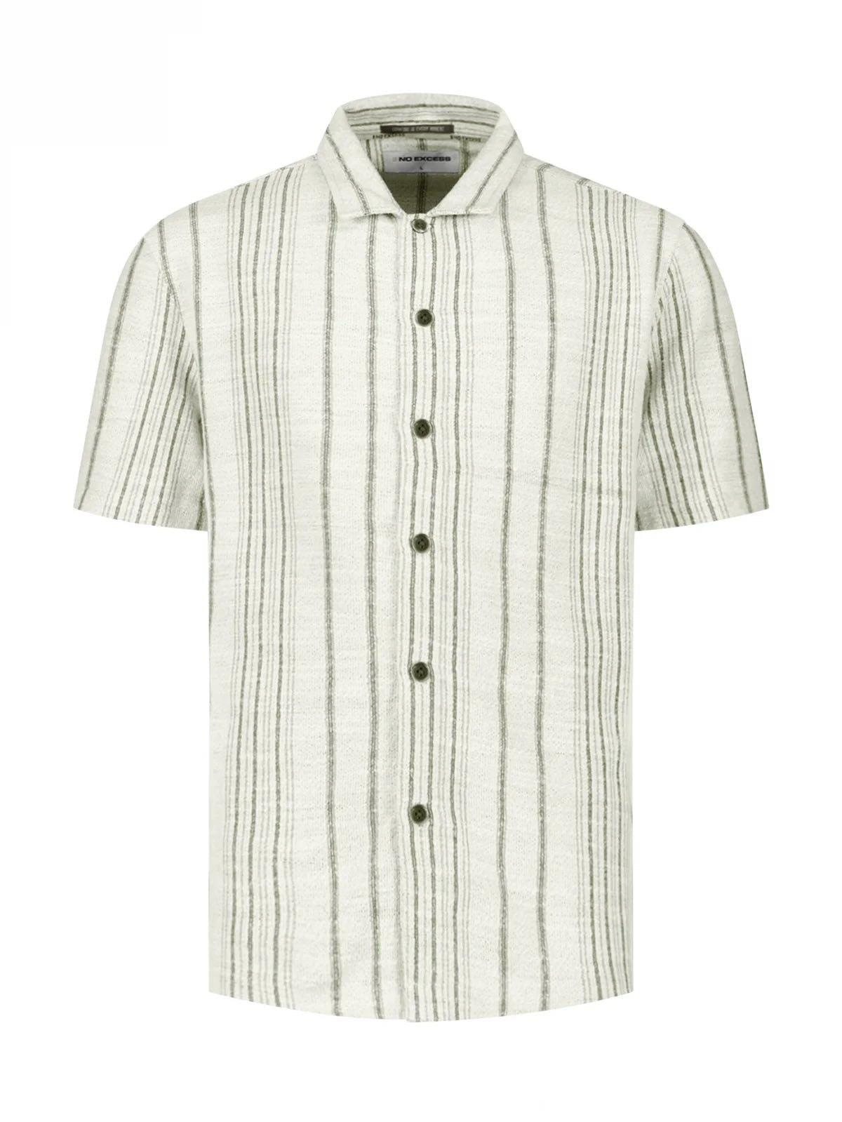 Overshirt streep - beige
