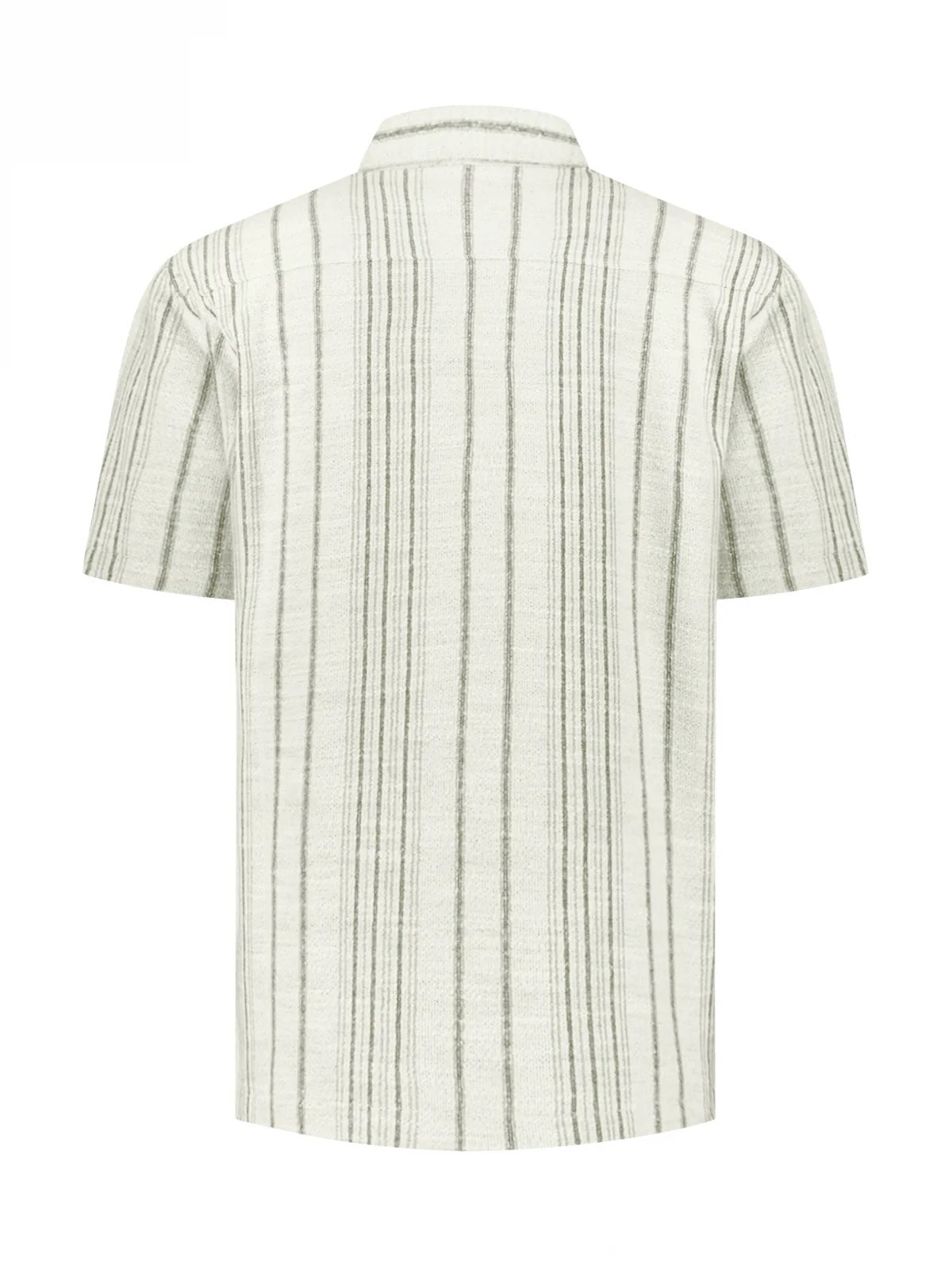 Overshirt streep - beige