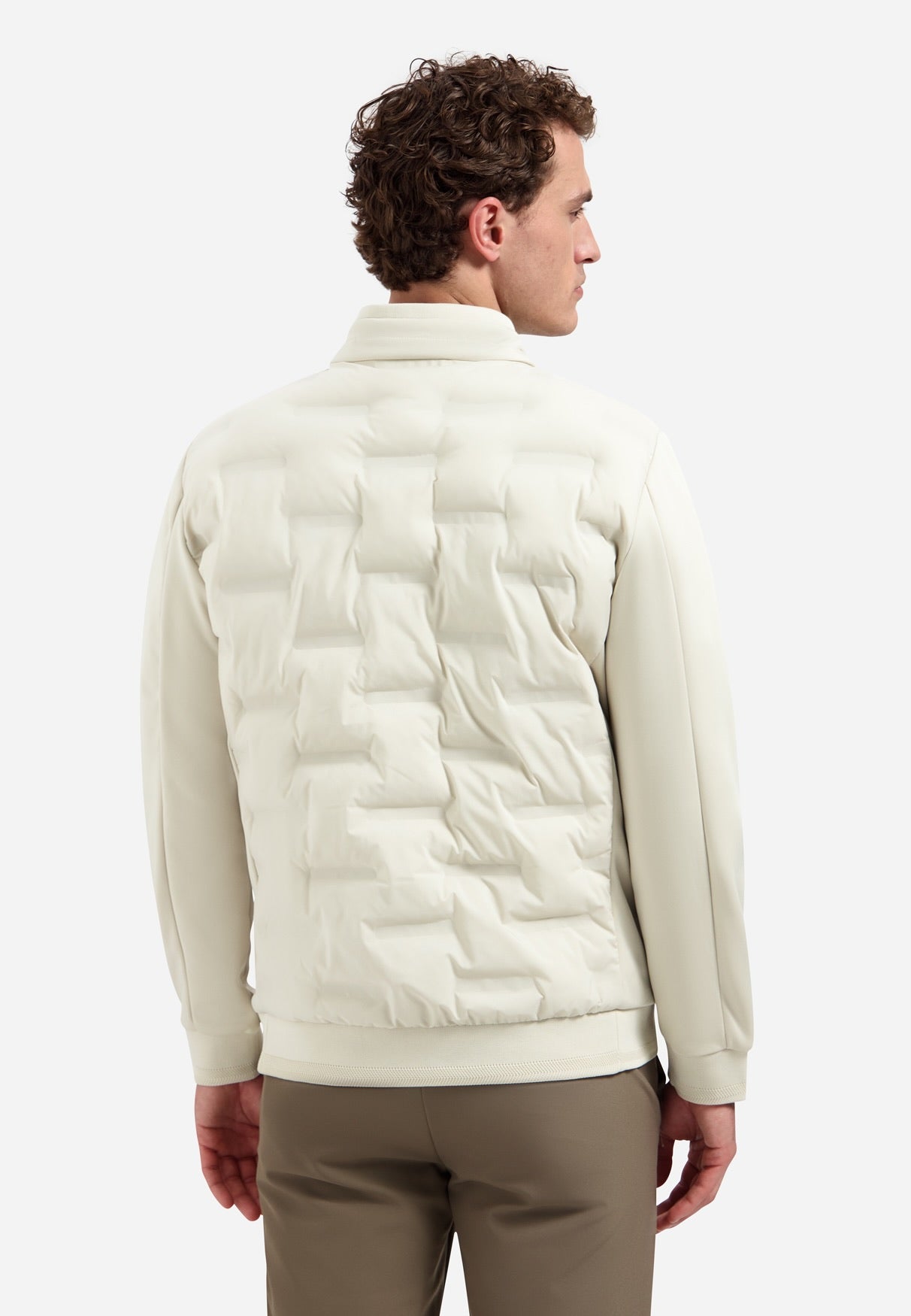Jack kort gewatteerd - beige