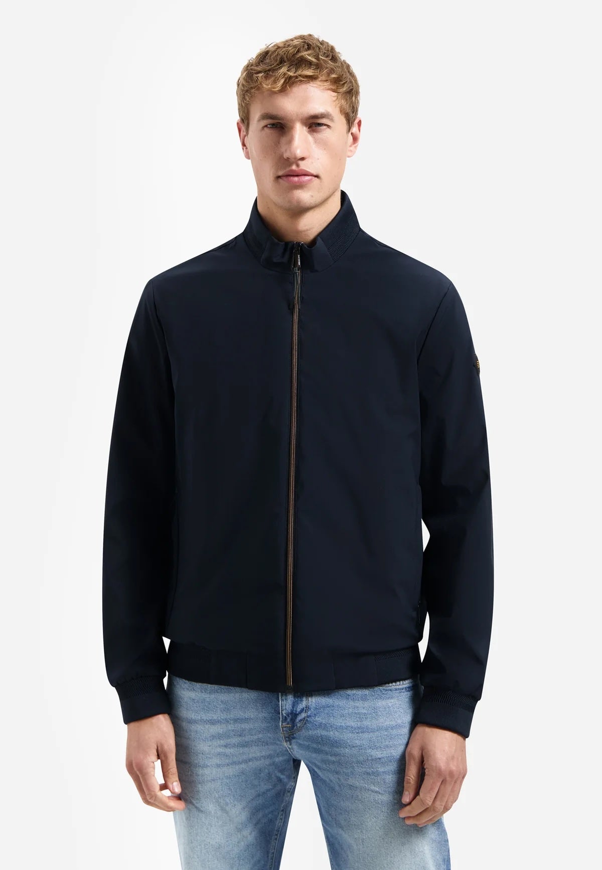 Jack contrasterende rits- blauw