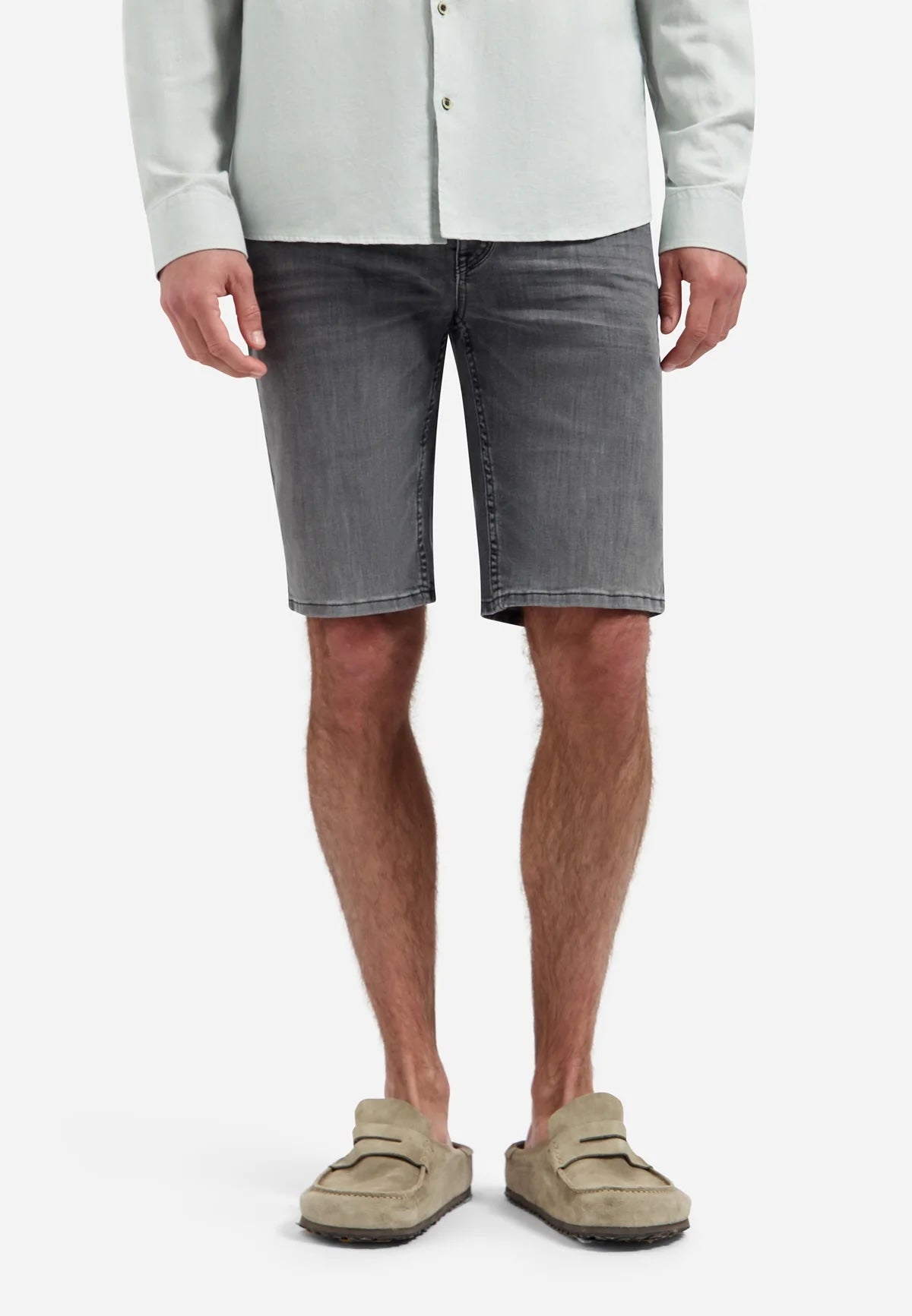 Short denim - grijs