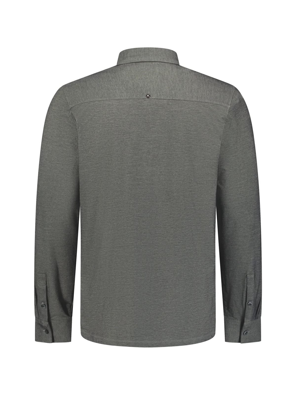Overhemd twill - cement