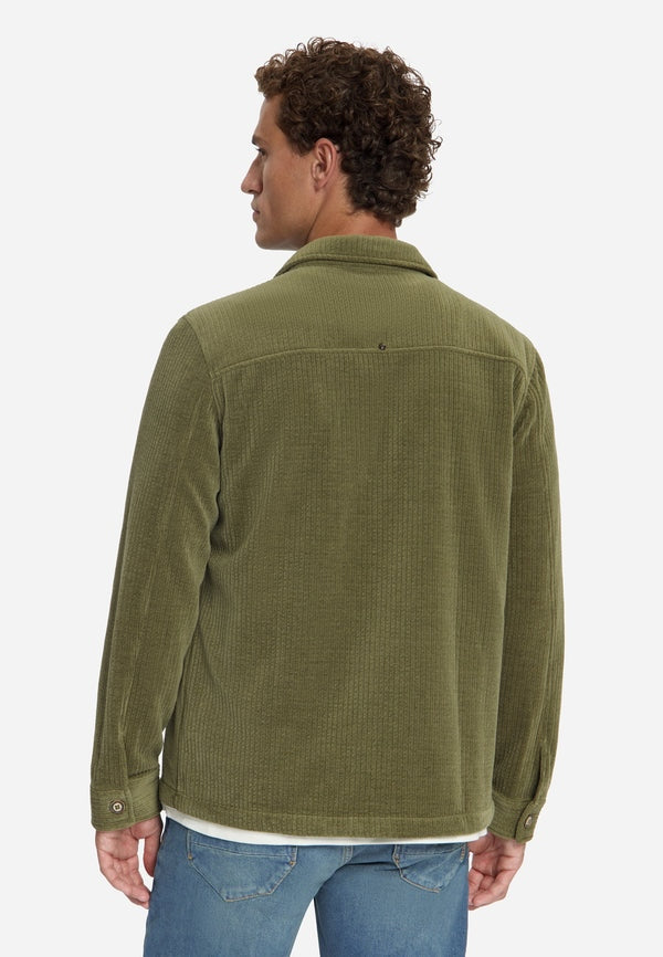 Overshirt corduroy - army
