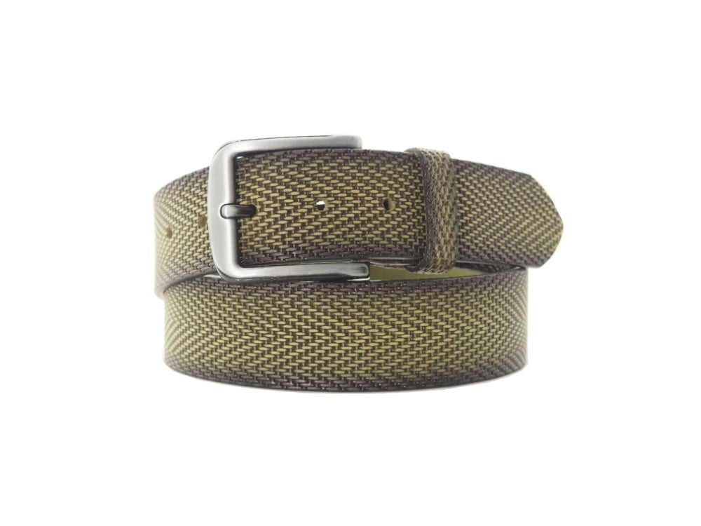 Riem leder wave - groen