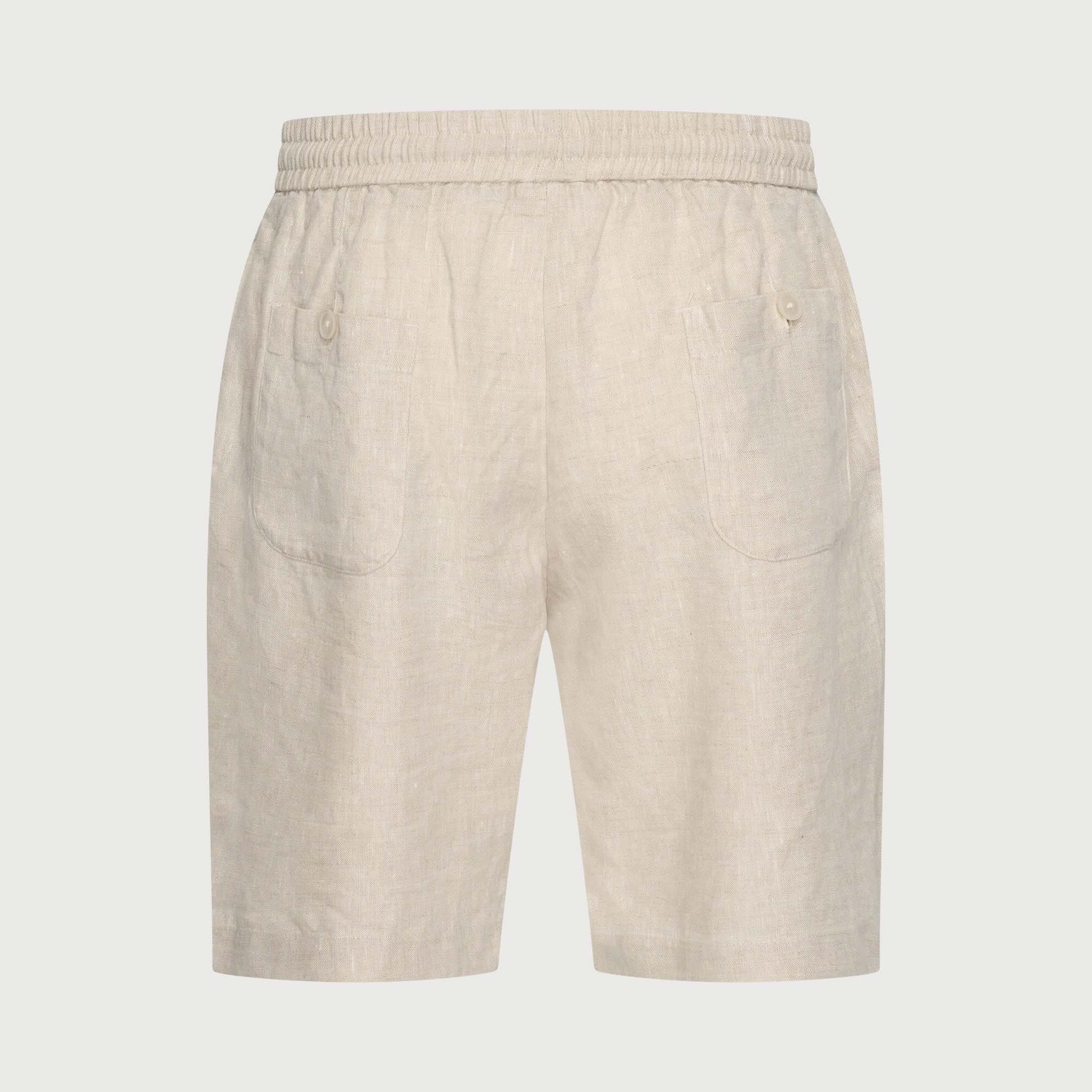 Short linnen - beige