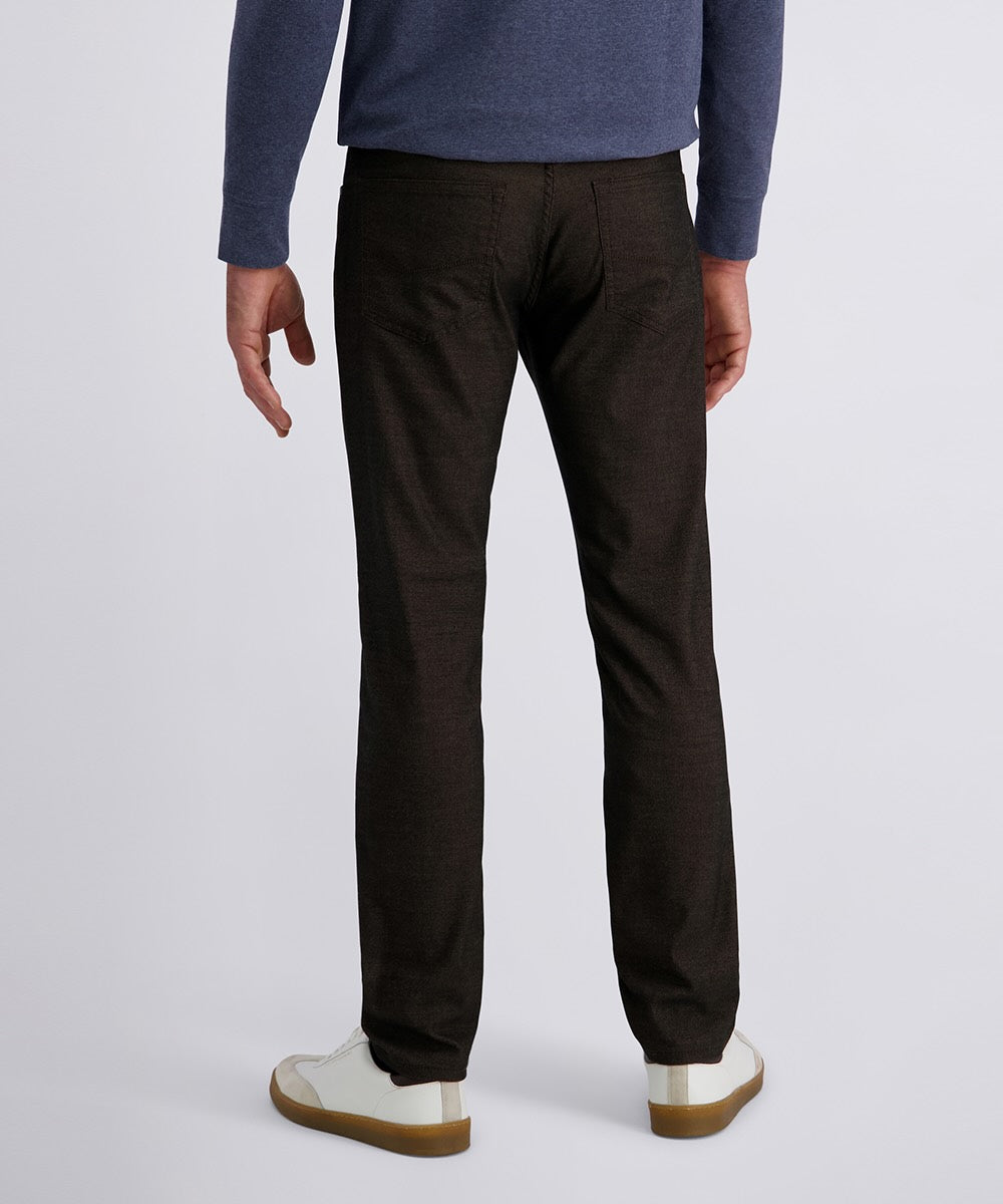 Jeans Laval Wool touch cotton - donkerbruin