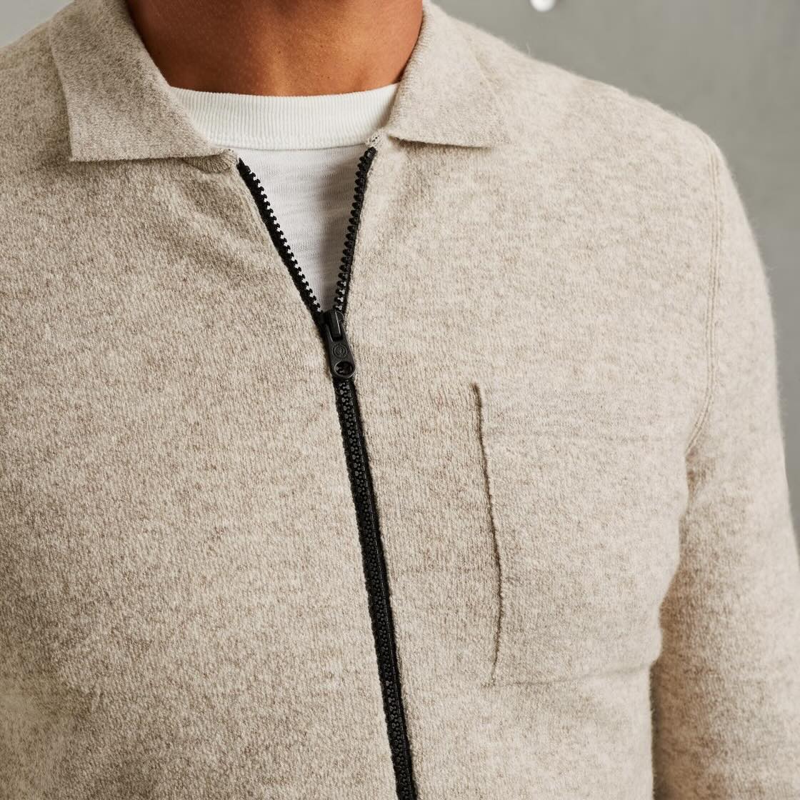 Vest woolblend - beige