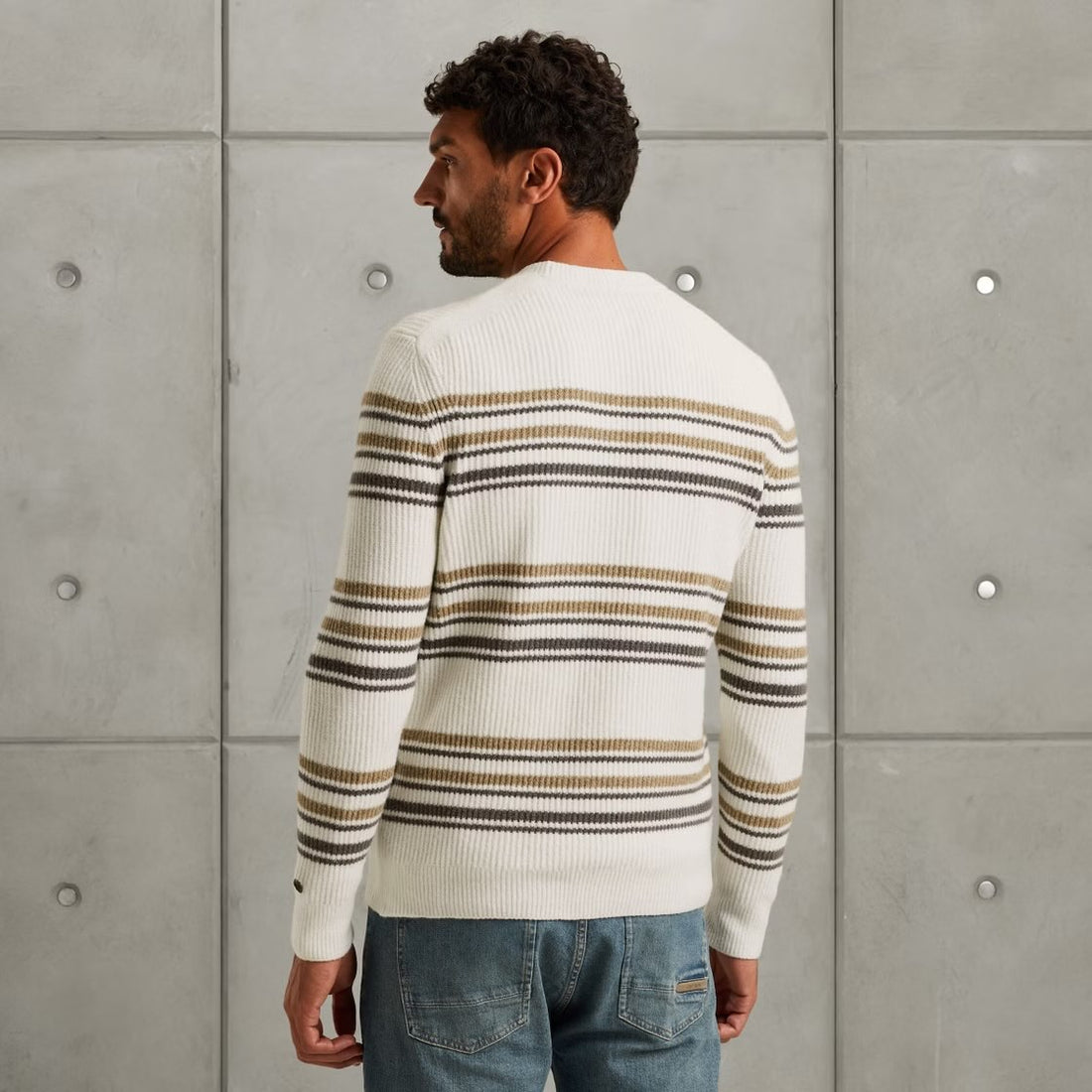 Trui streep - snow white