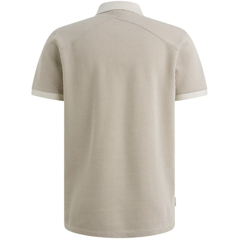 Polo wafelstructuur - beige