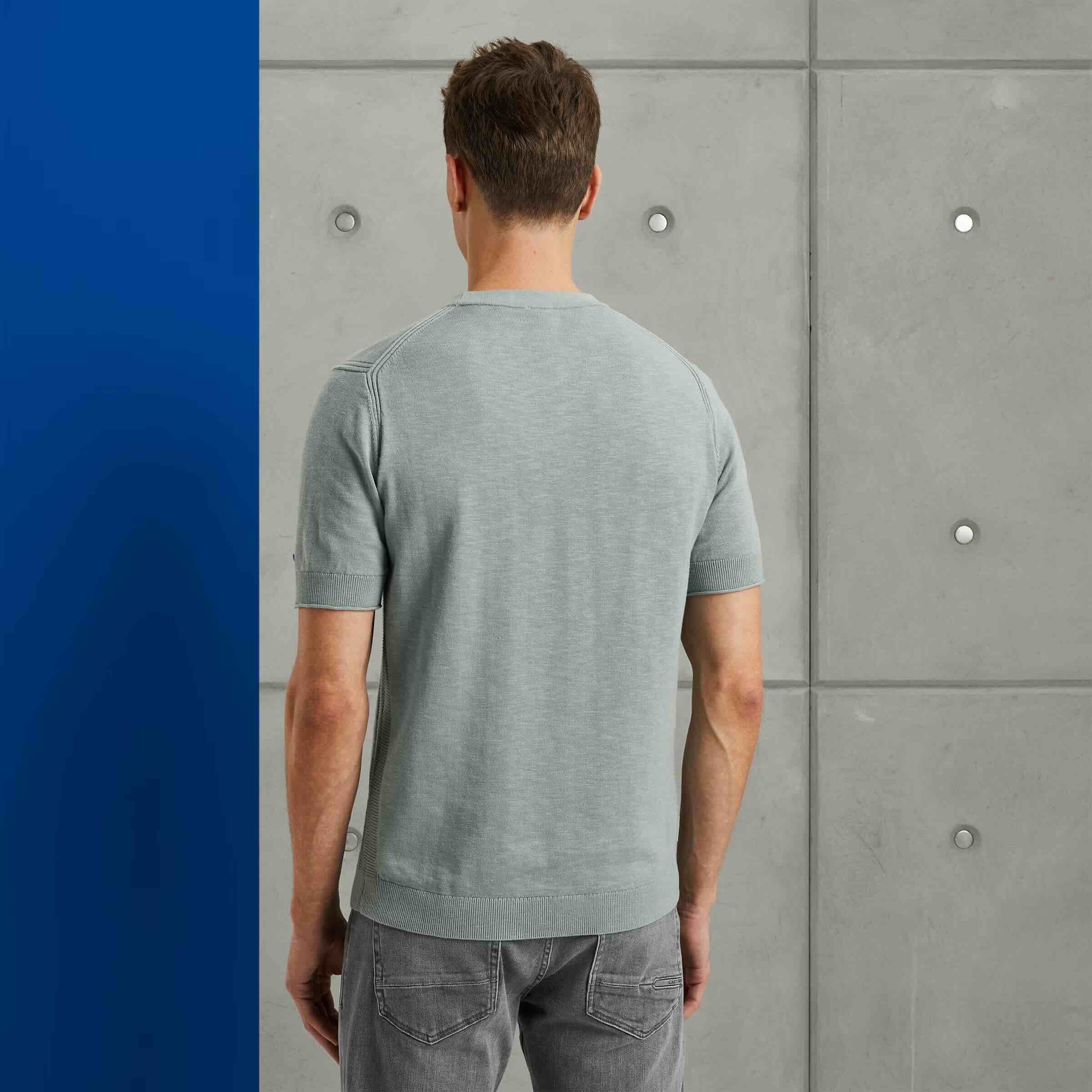 T-shirt met raglanmouw - blauw