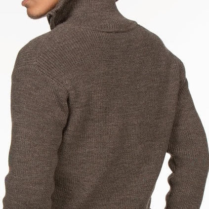 Trui DOUWE UNDYED schipper - bruin