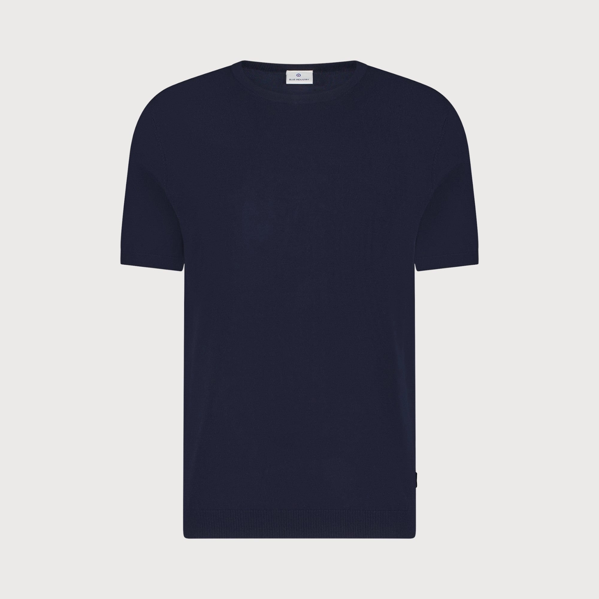 T-shirt knitted - navy