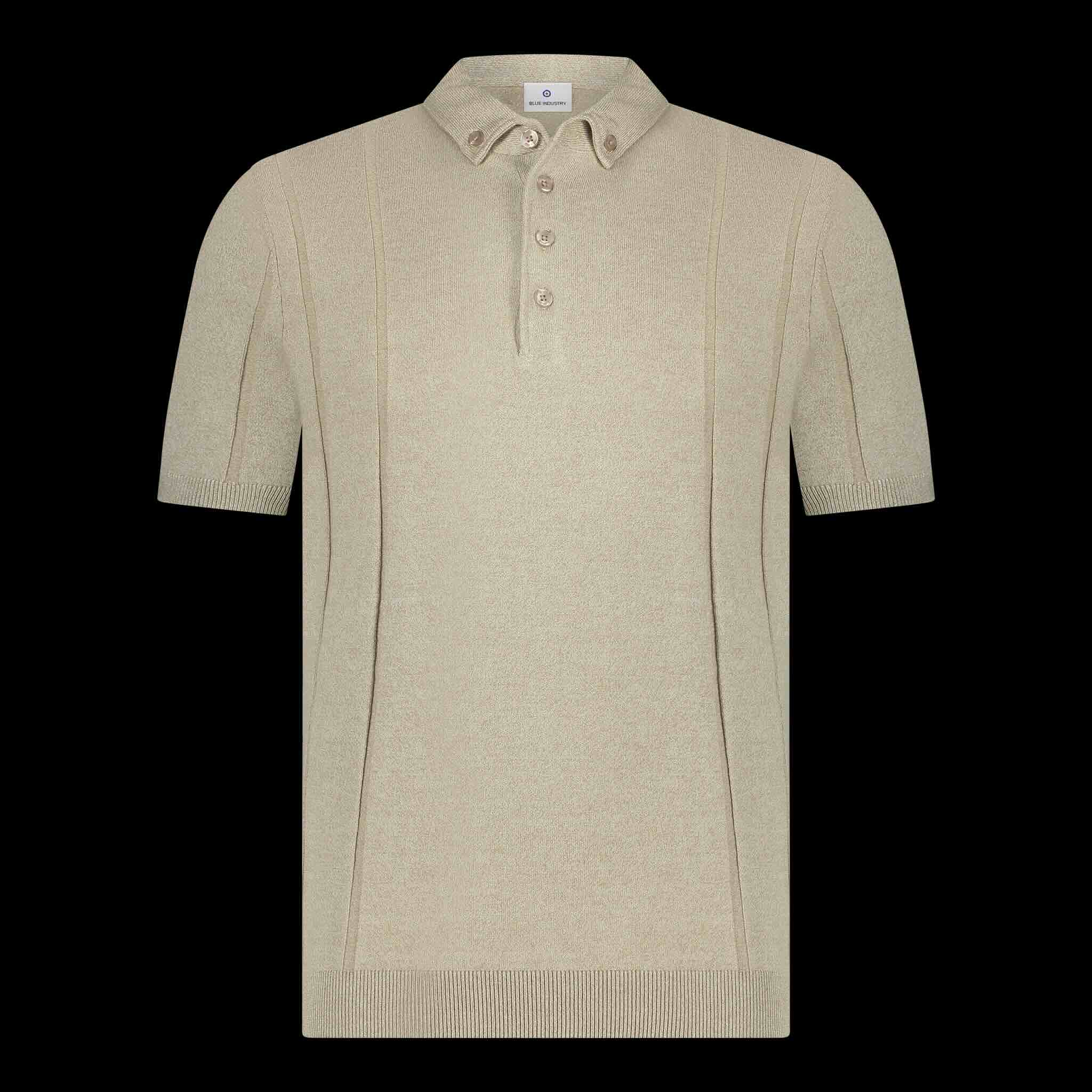 Polo knitted - sand