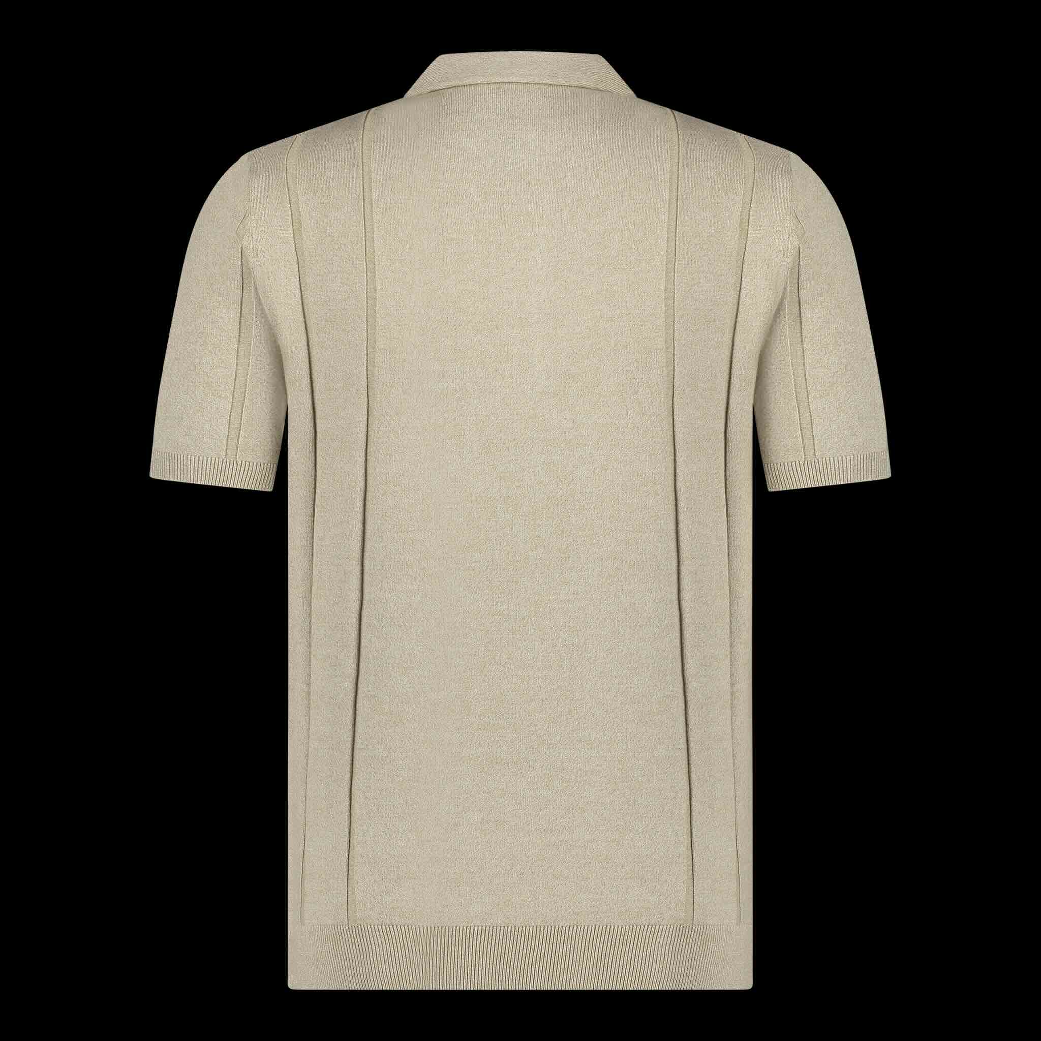 Polo knitted - sand