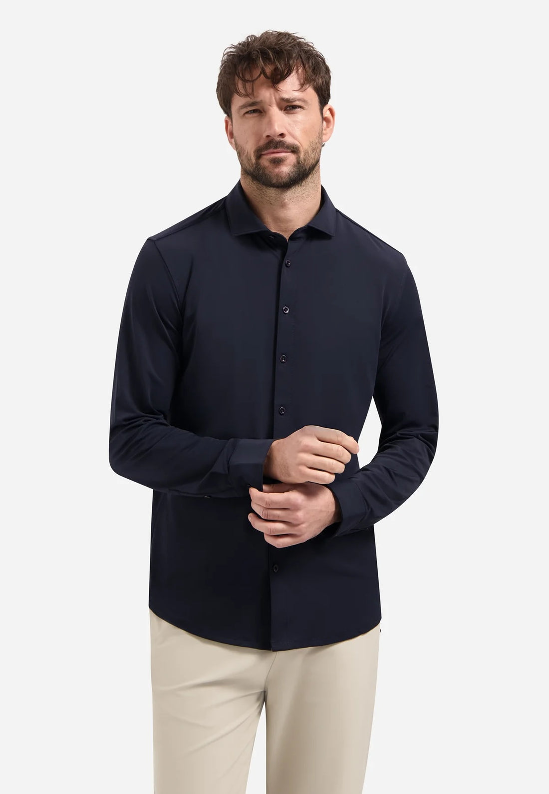 SEDOC overhemd travel - blauw