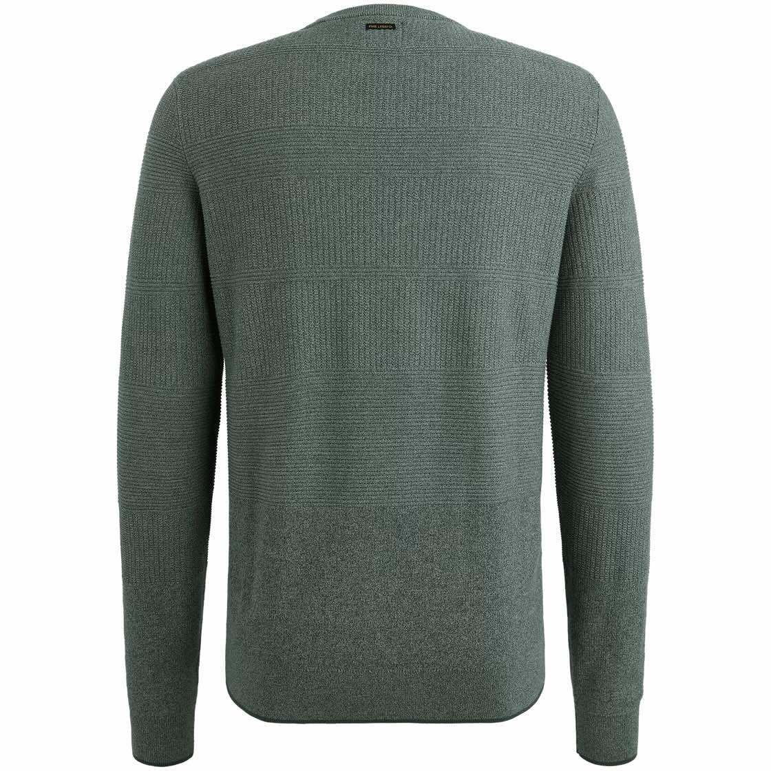 Trui met streeppatroon - blauw/groen