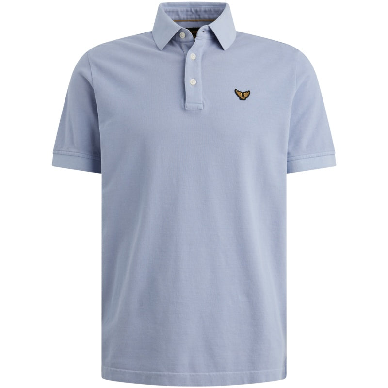 Polo met tailwing logo - hydrangea