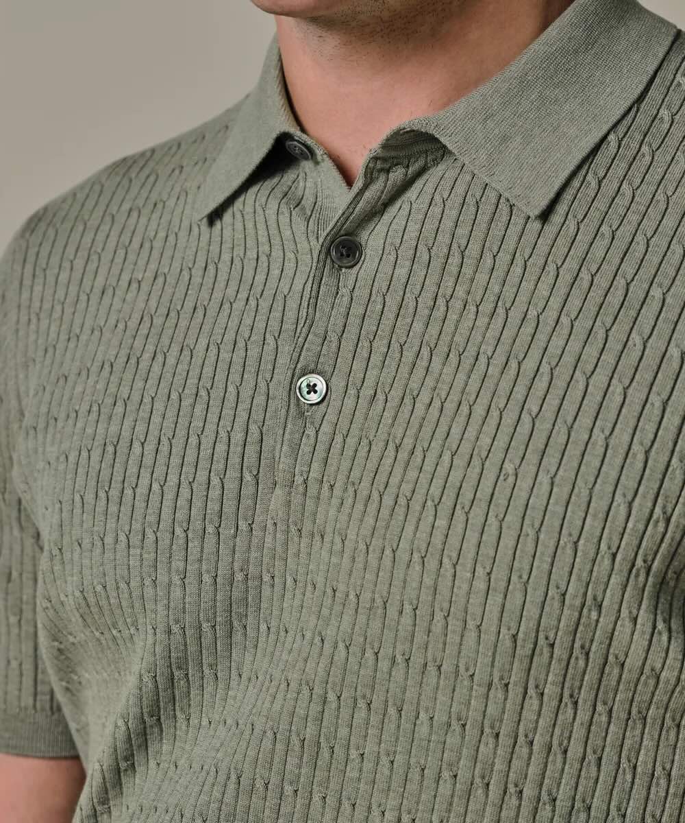 Polo luxury basic - groen