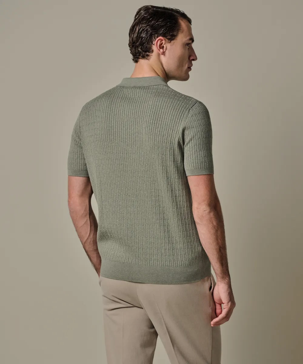 Polo luxury basic - groen