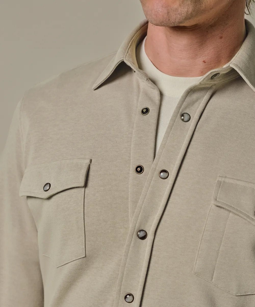 Overshirt French Terry- beige