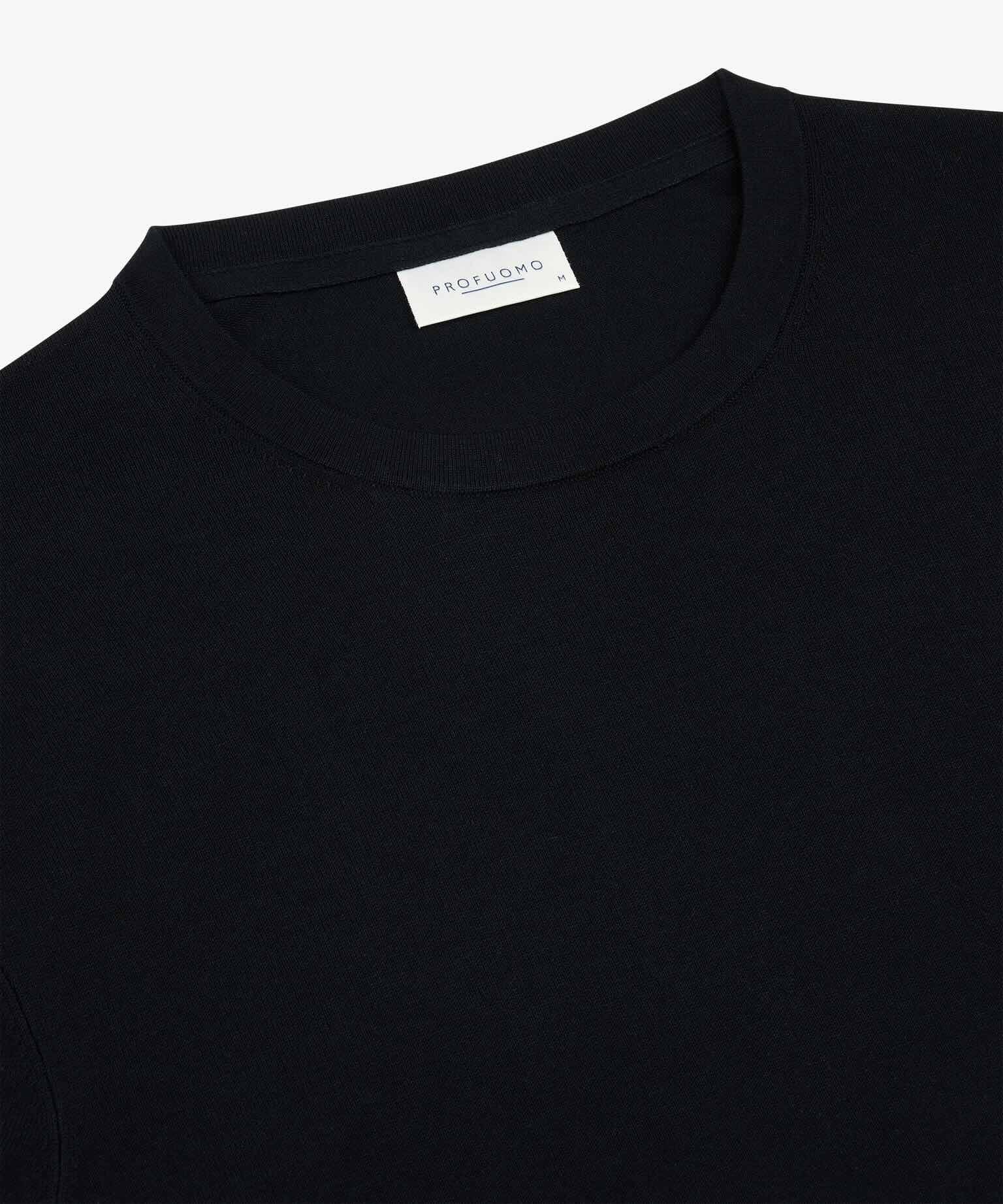 T-shirt luxury basic - blauw