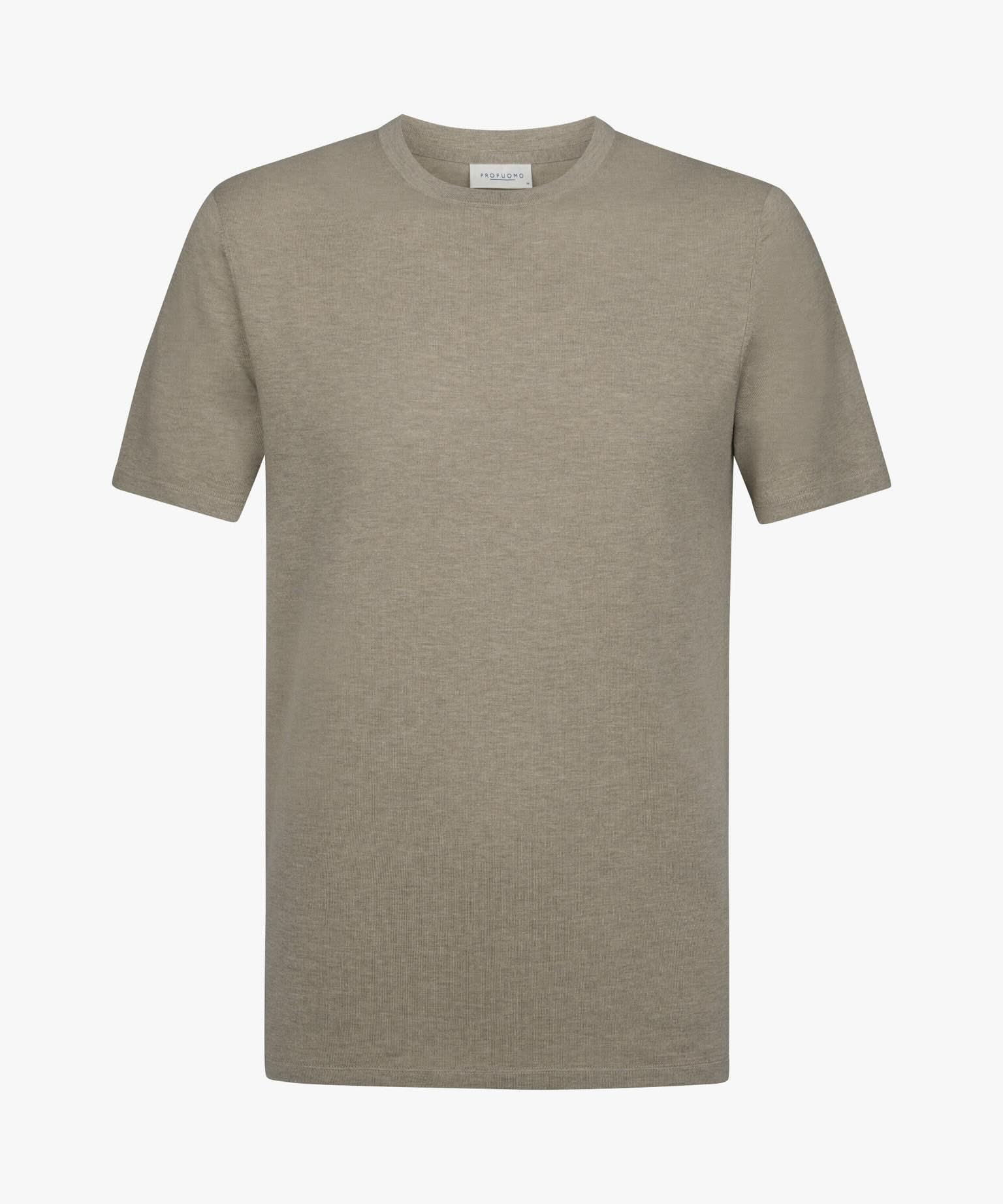 T-shirt luxury basic - beige