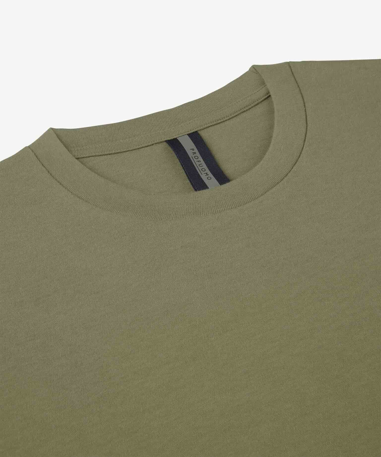 T-shirt oversized - middengroen
