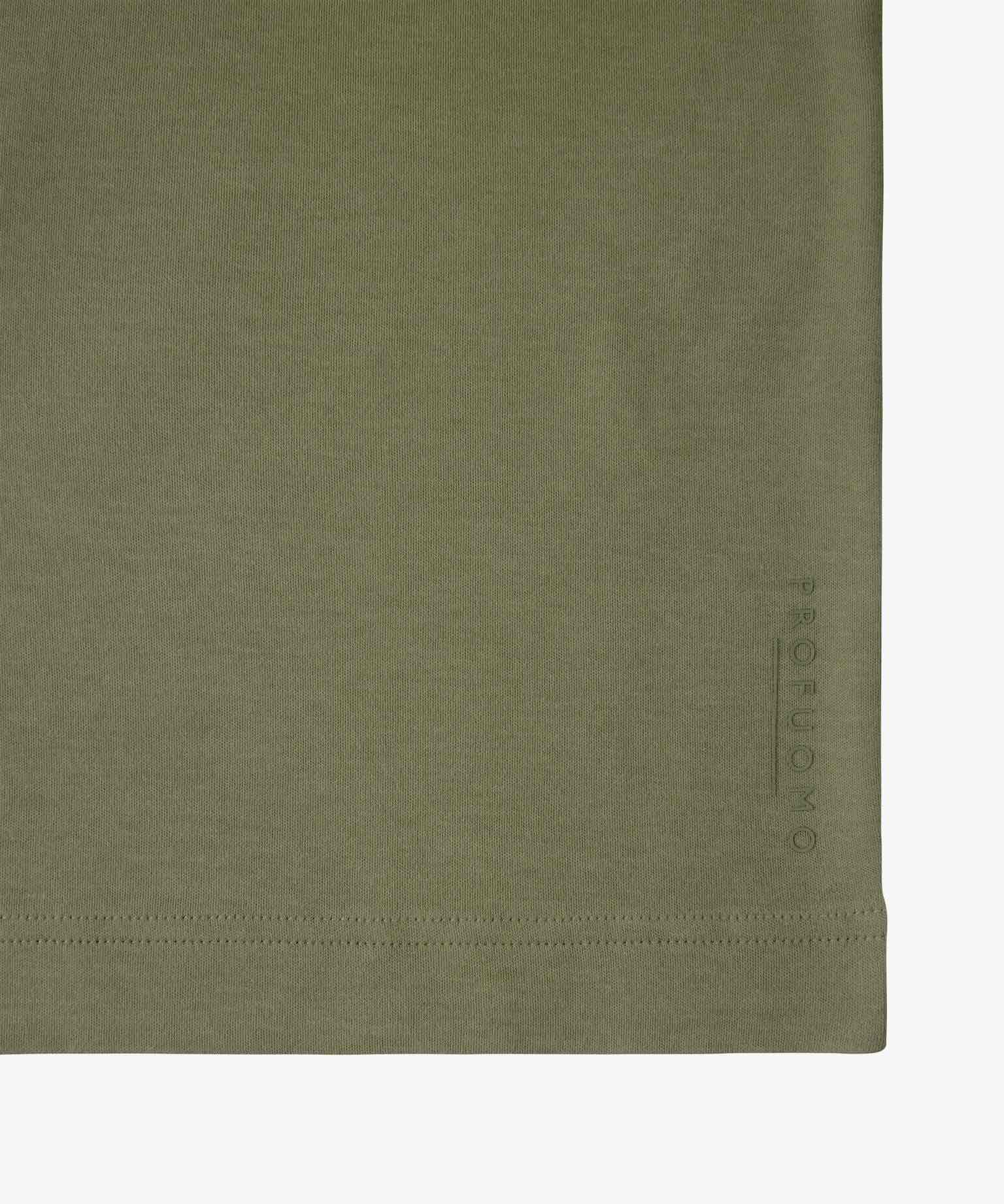 T-shirt oversized - middengroen