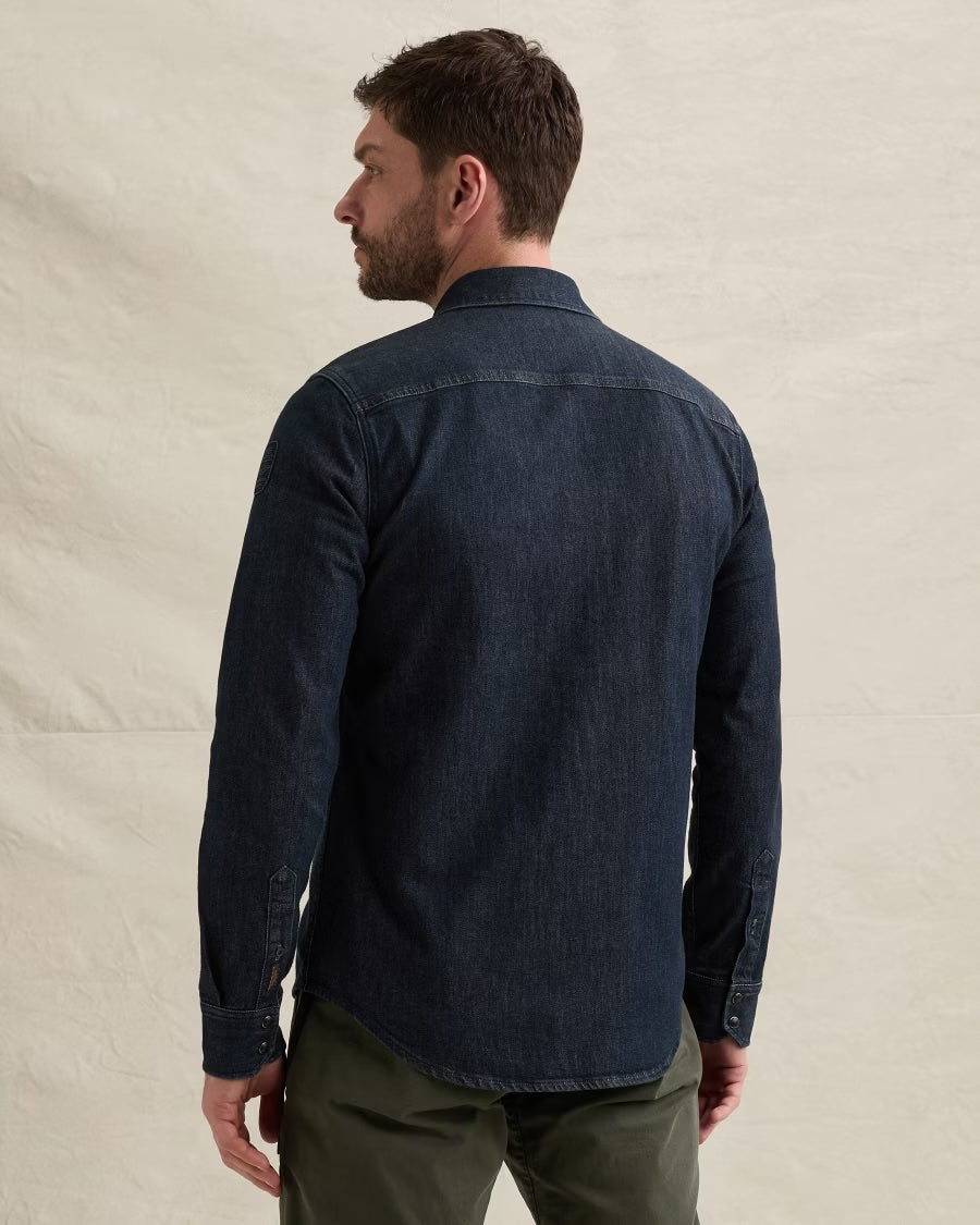 Overhemd denim - blauw