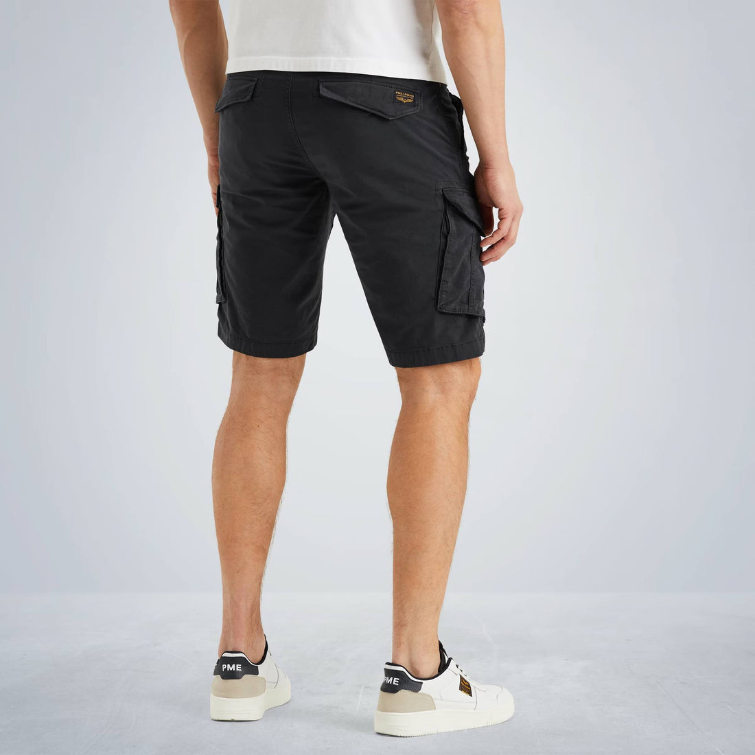 Short Nordrop tapered fit cargo - donkerblauw