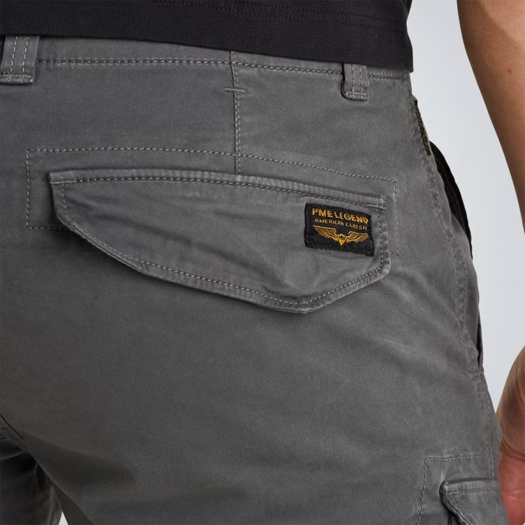 Short Nordrop tapered fit cargo - grijs