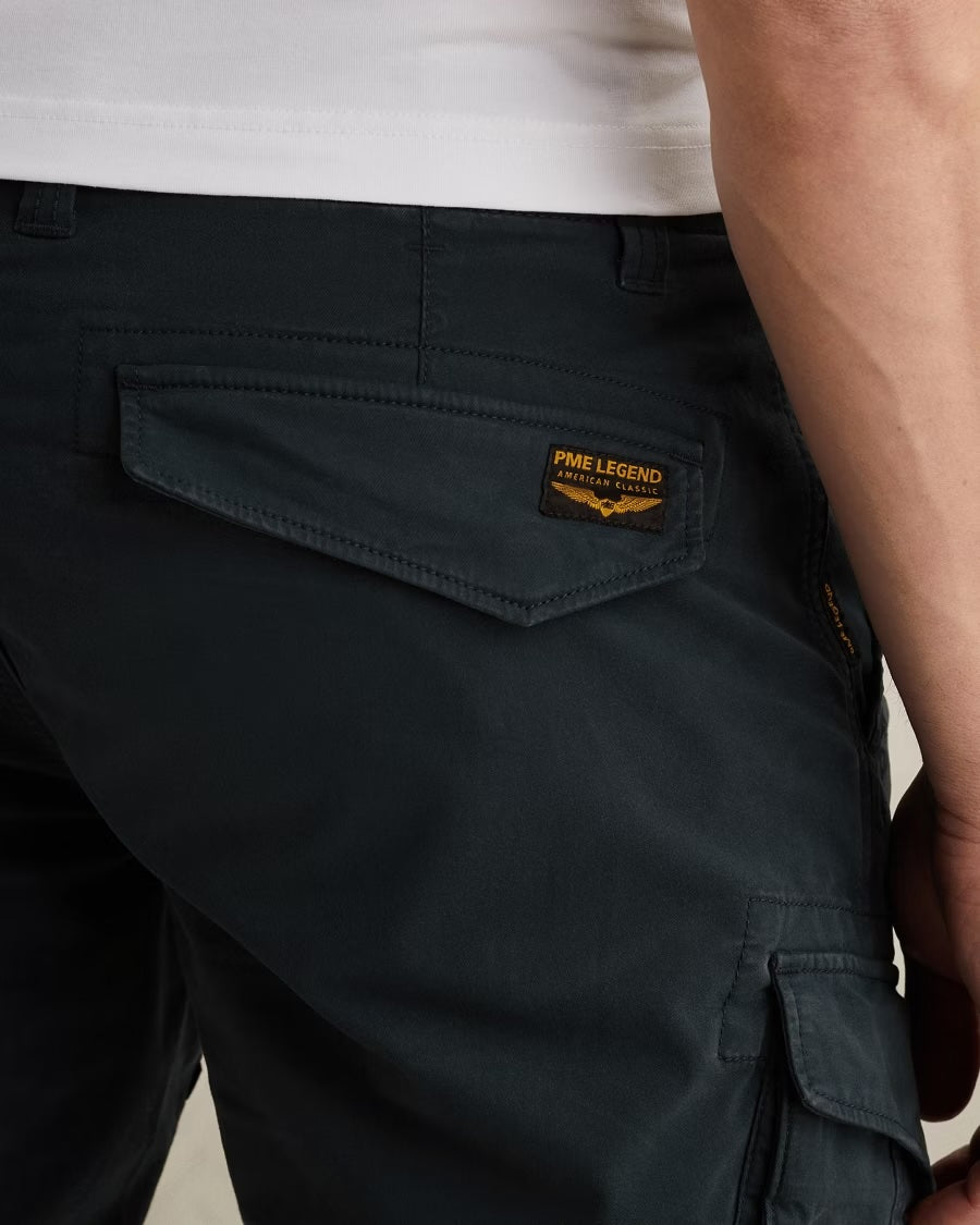Short Nordrop tapered fit cargo - carbon