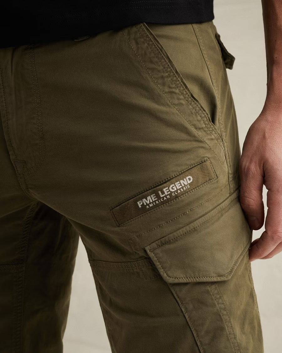 Short Nordrop tapered fit cargo - olive night