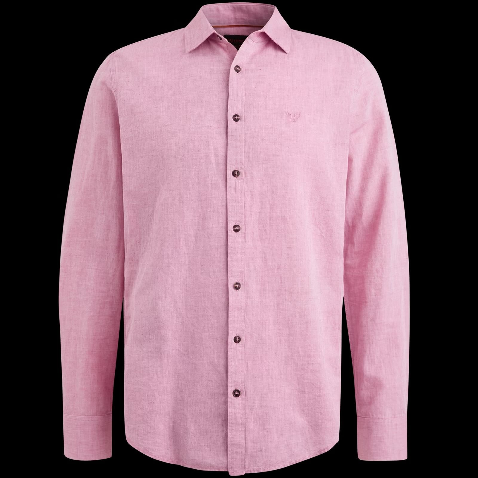 Overhemd katoen/linnen - roze