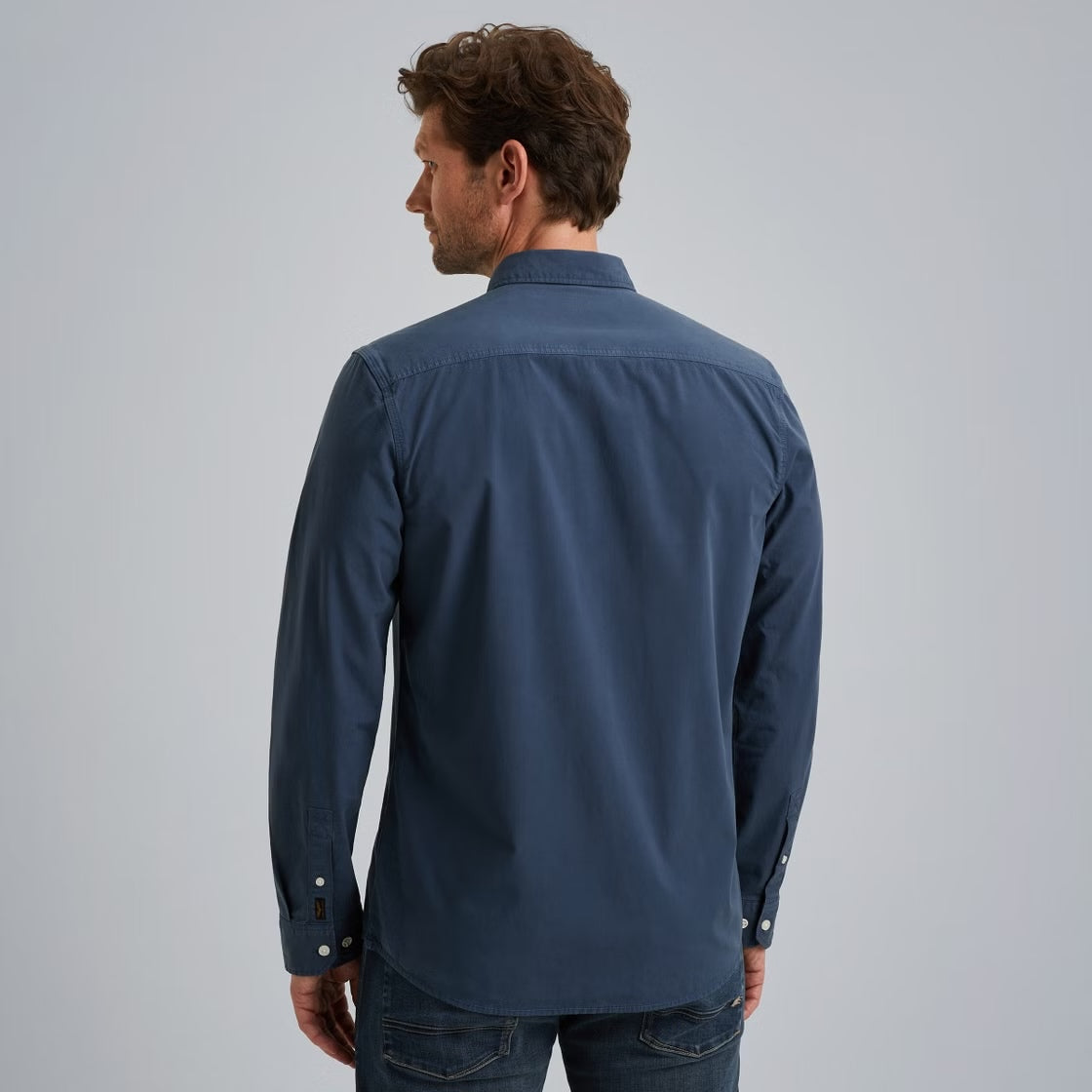 Overhemd American Classic - middenblauw