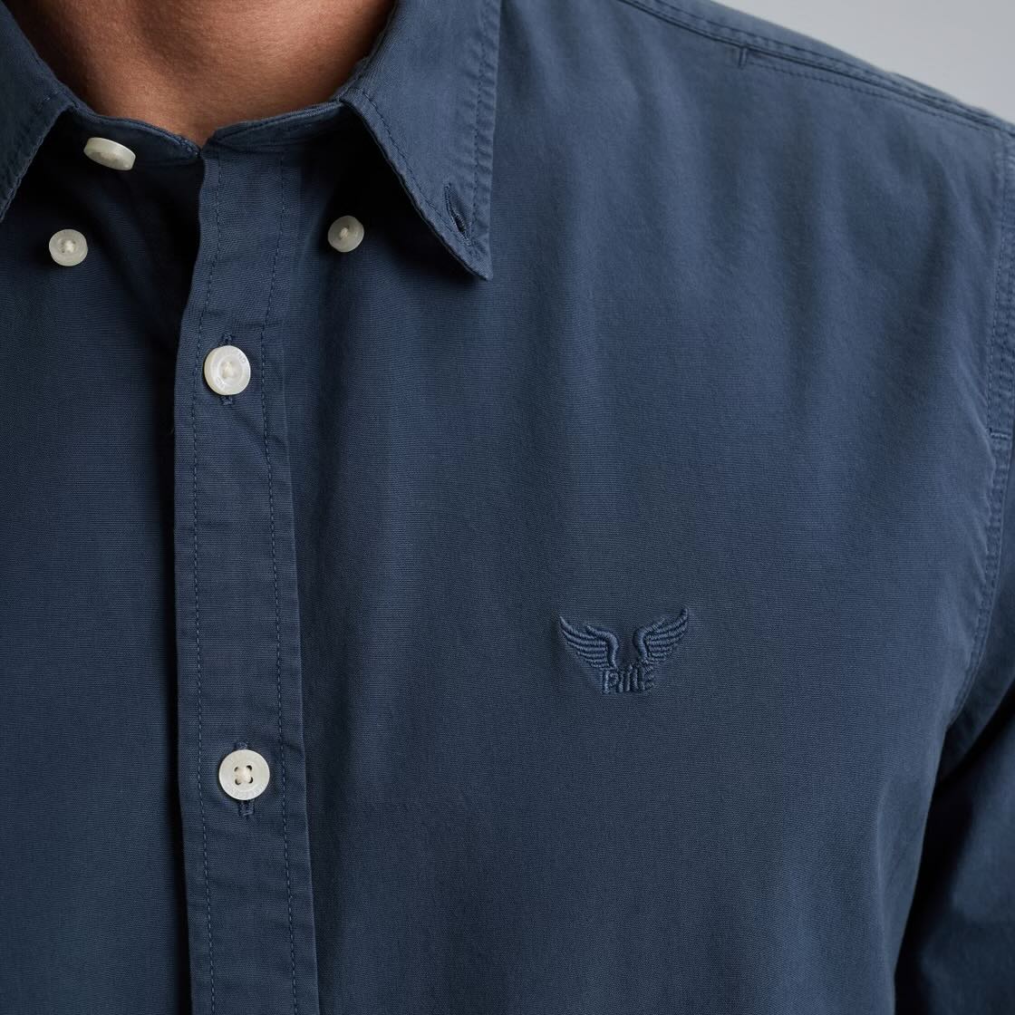 Overhemd American Classic - middenblauw