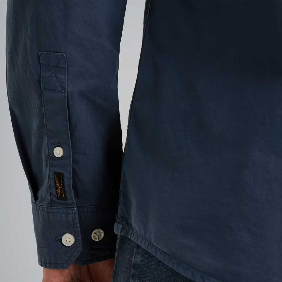 Overhemd American Classic - middenblauw