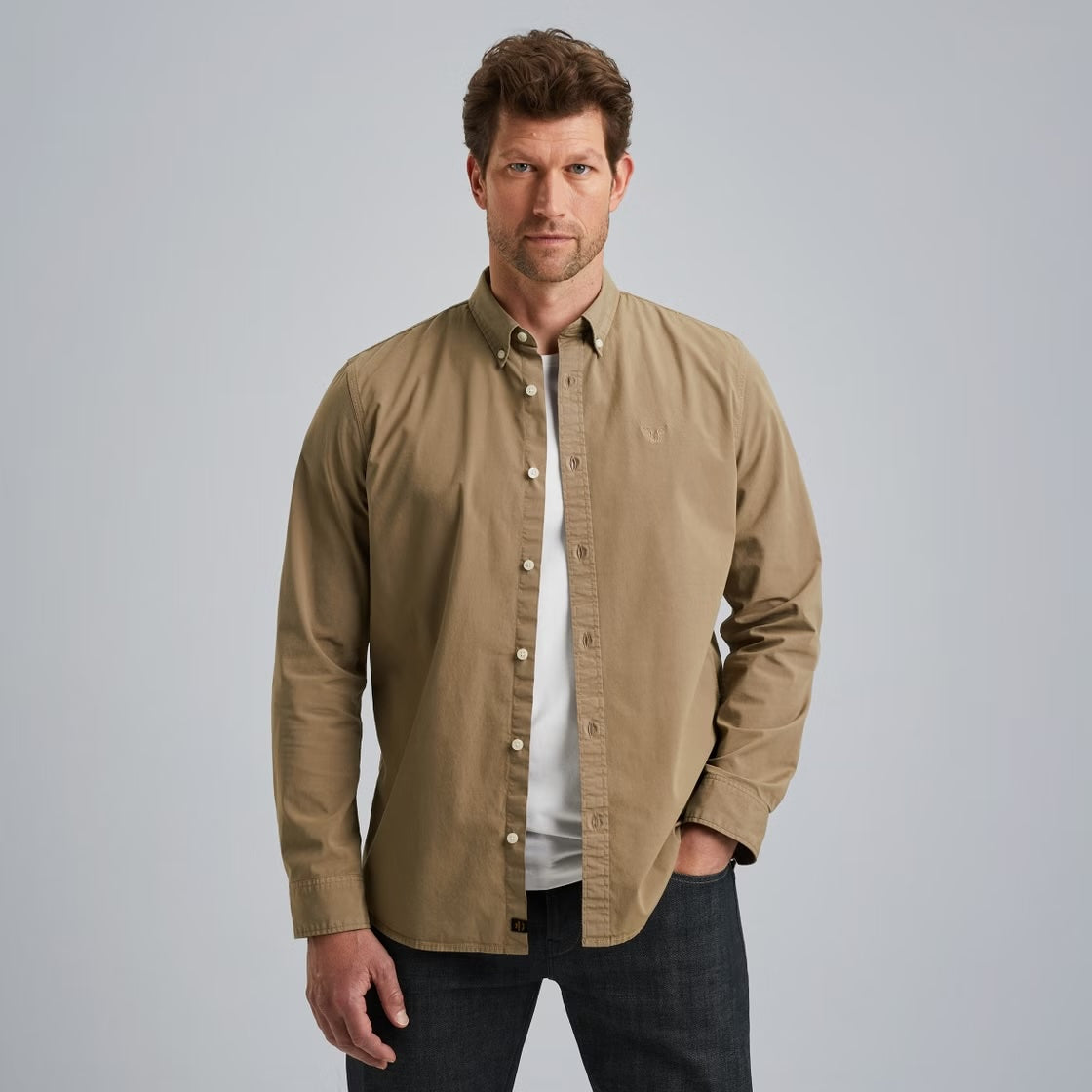 Overhemd American Classic - beige