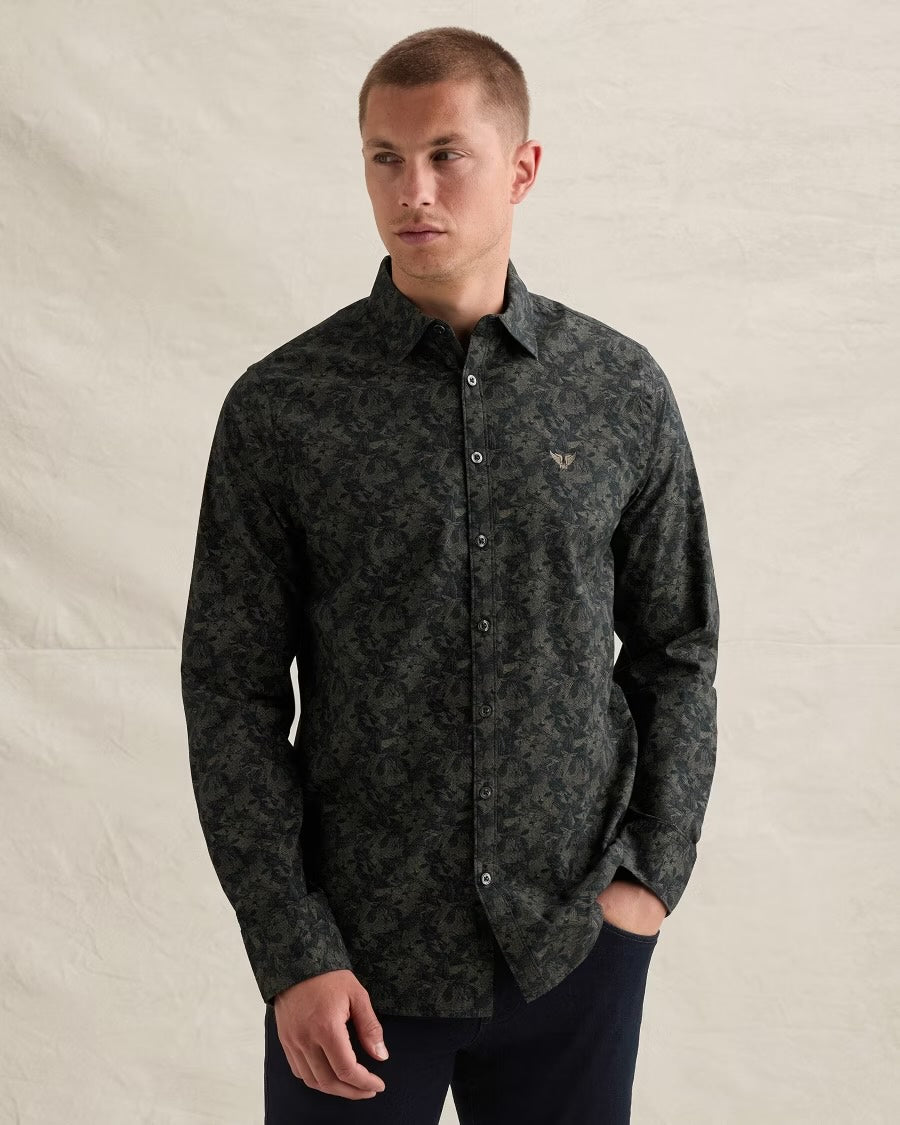 Overhemd met allover print - salute