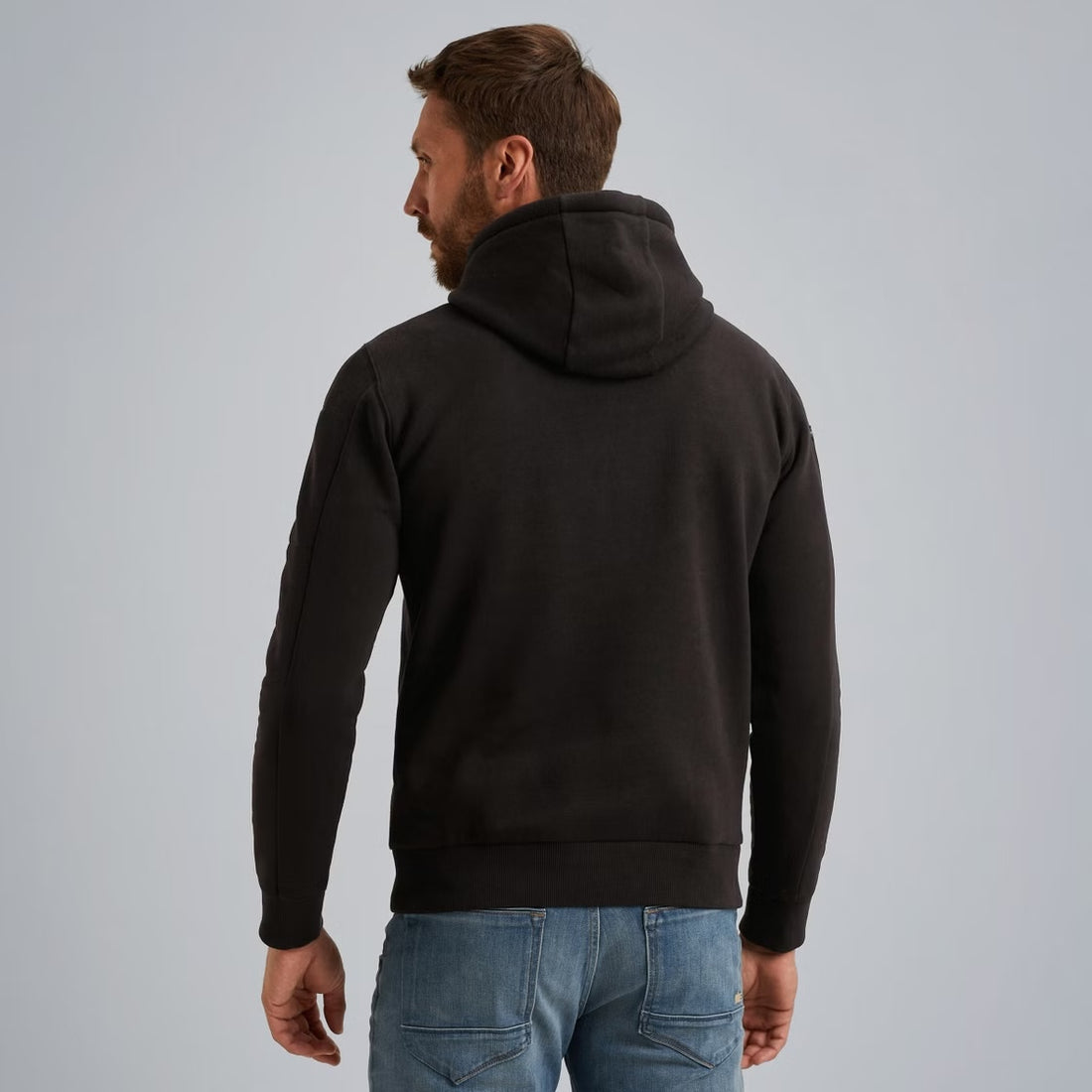 Hoodie met artwork - zwart