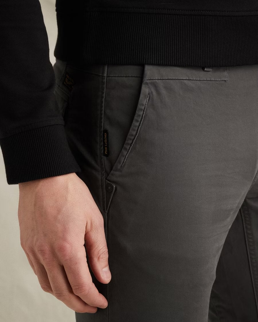 Chino american classic - PTR935 - donkergrijs
