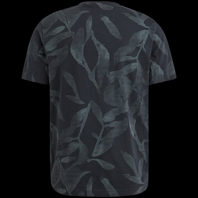 T-shirt slub jersey - blauw