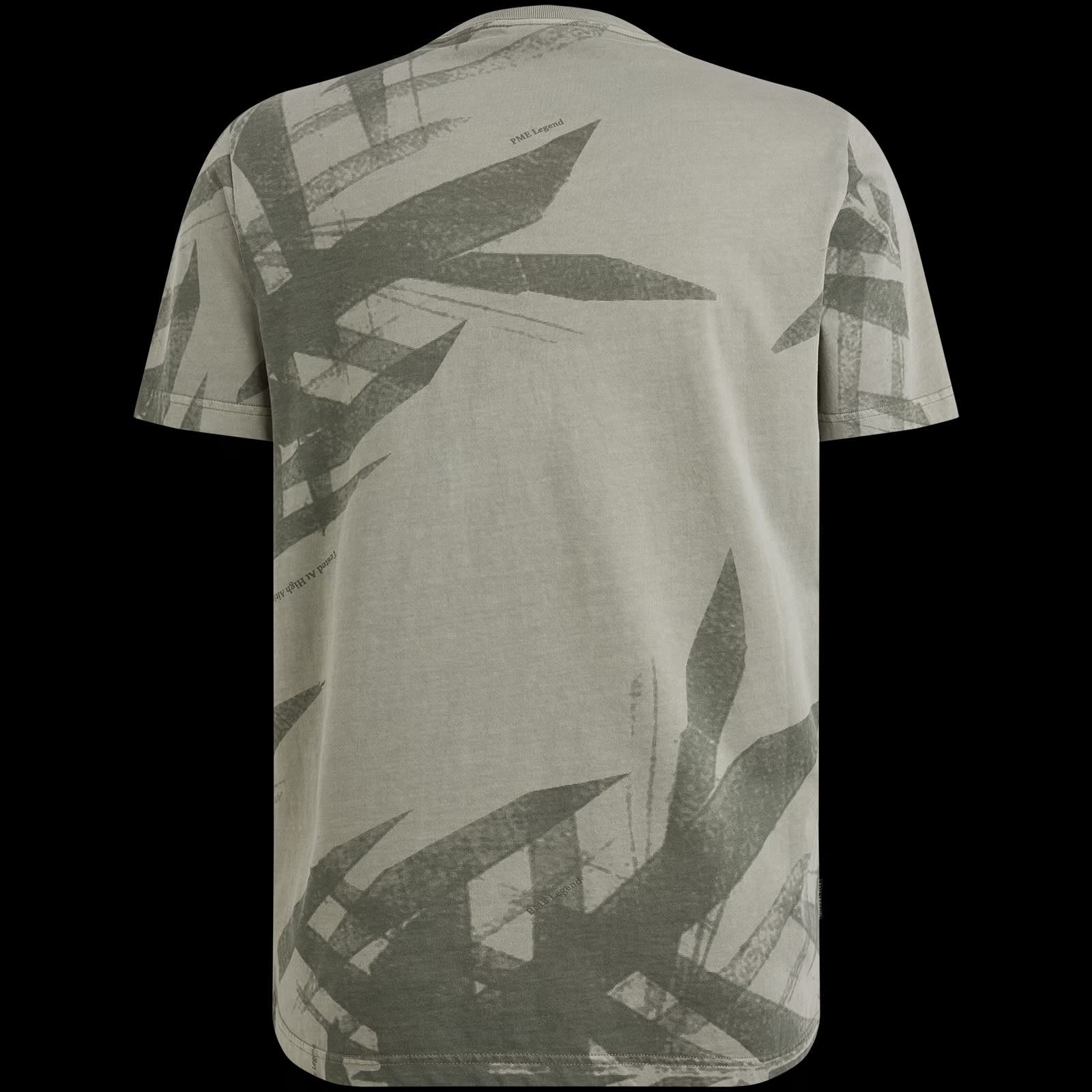 T-shirt met print - groen