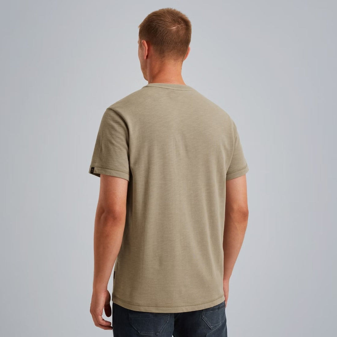 T-shirt slub jersey - beige