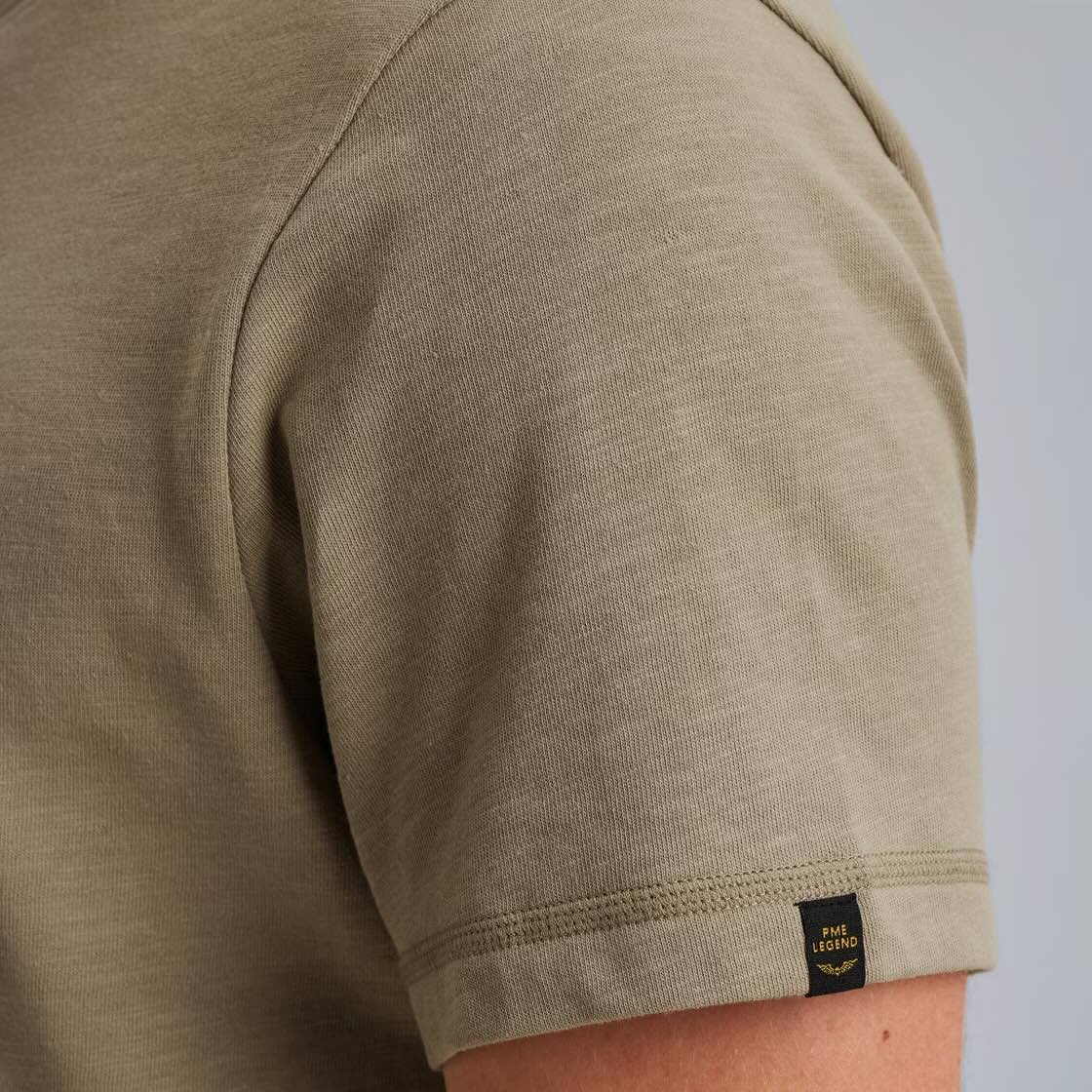 T-shirt slub jersey - beige