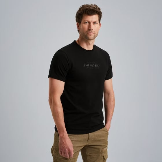 T-shirt met artwork - zwart