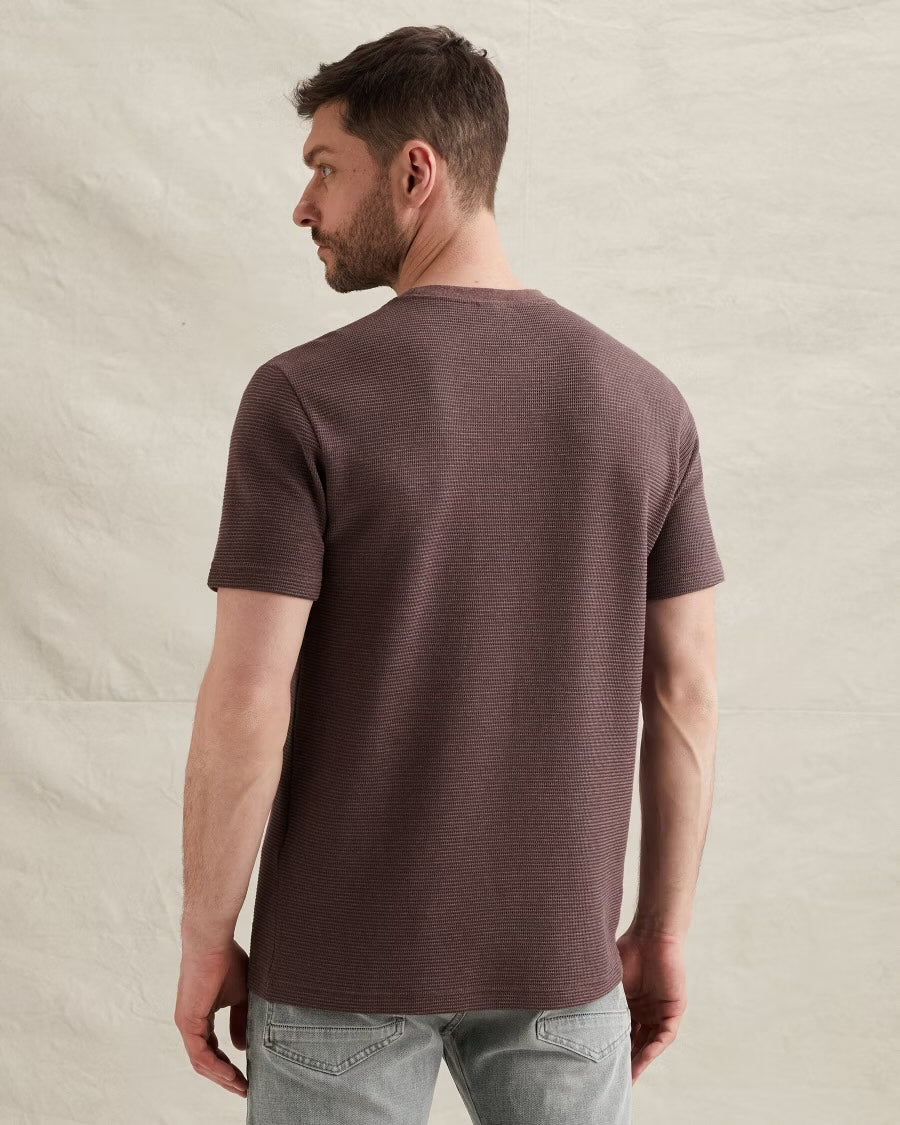 T-shirt met streeppatroon - paars