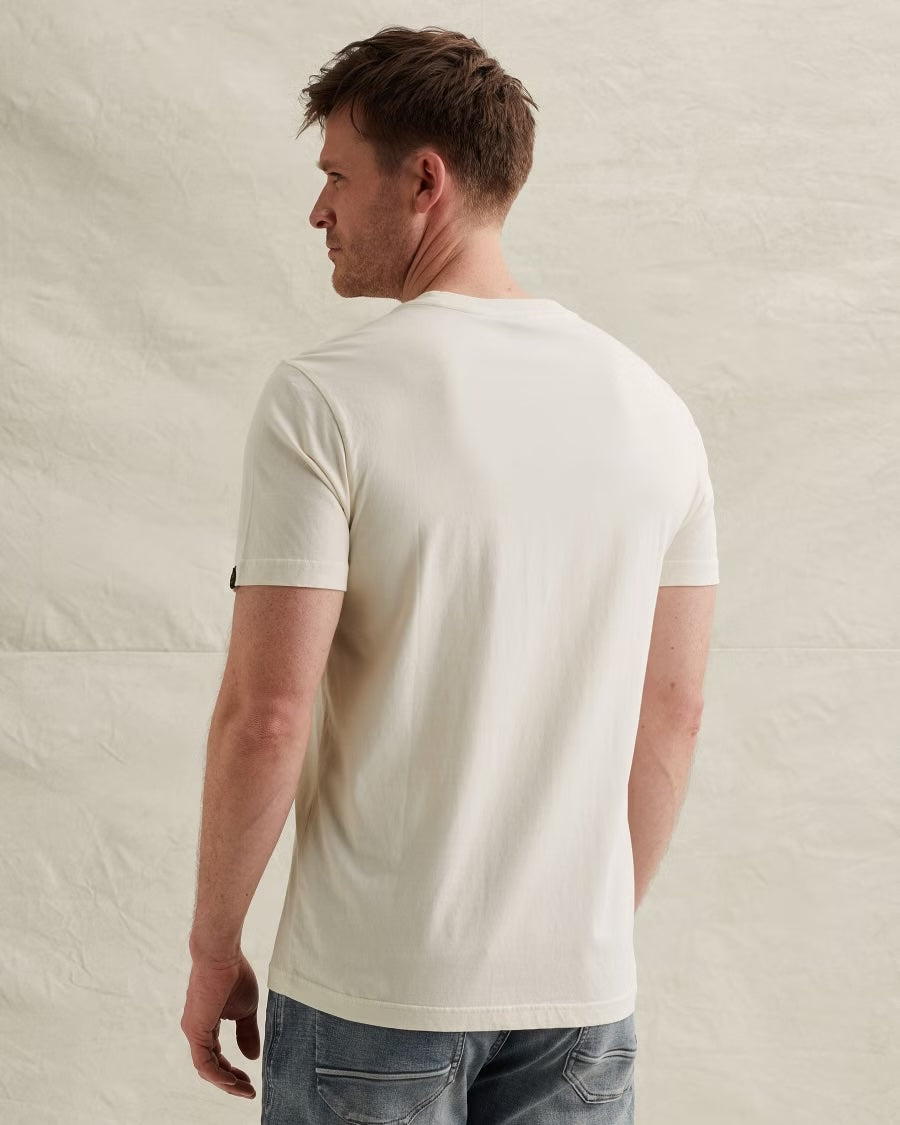 T-shirt jersey met artwork - egret